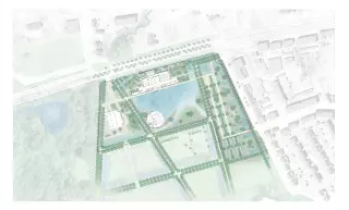 a2o and OMGEVING win competition for crematorium Moretus Antwerp